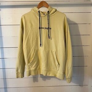 Palm Angels Light Yellow Hoodie